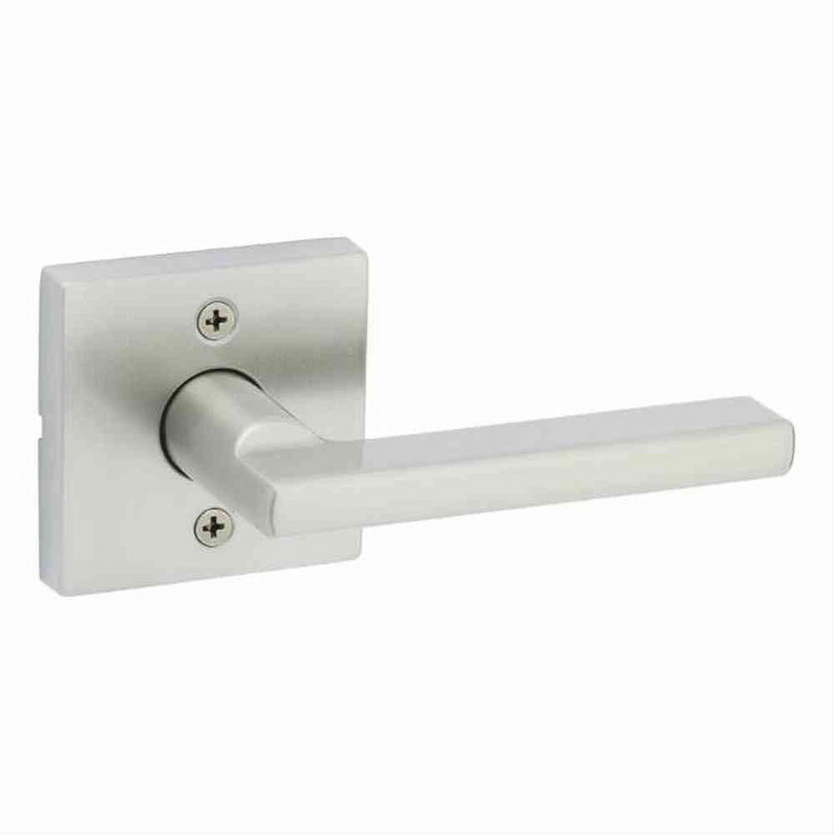 Kwikset 788HFLSQT-514 Halifax Half Dummy Door Lever with Square Rose Matte Black