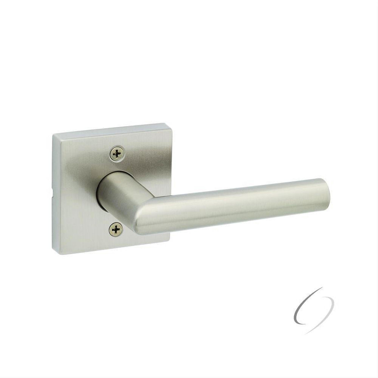 Kwikset 788MILSQT-15 Milan Half Dummy Door Lever with Square Rose Satin Nickel