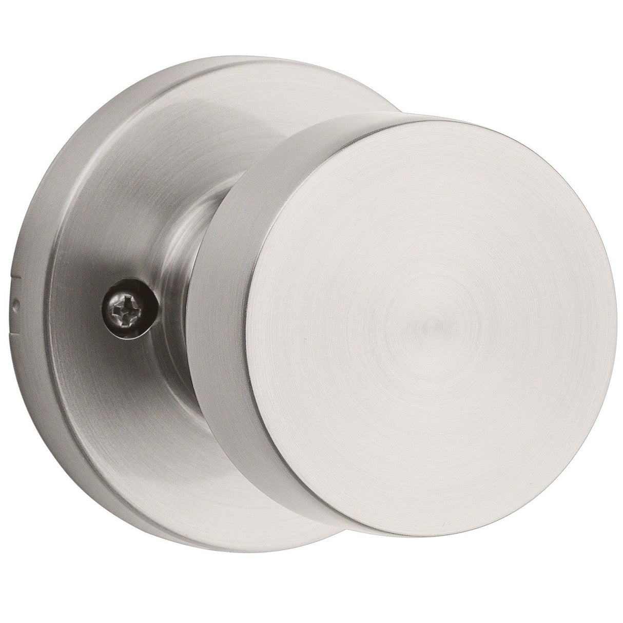 Kwikset 788PSKRDT-15 Pismo Half Dummy Door Lever with Round Rose Satin Nickel