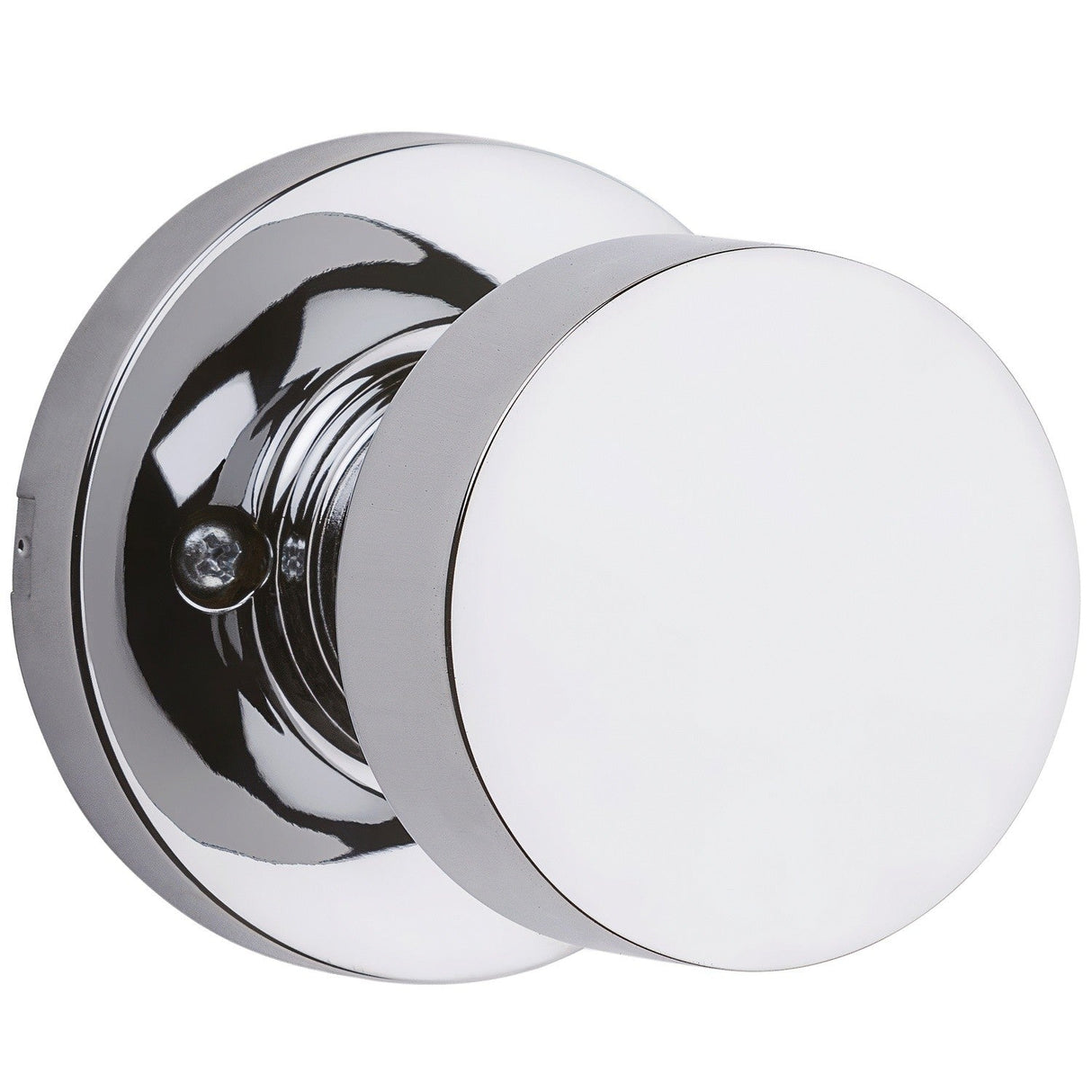 Kwikset 788PSKRDT-26 Pismo Half Dummy Door Lever with Round Rose Bright Chrome