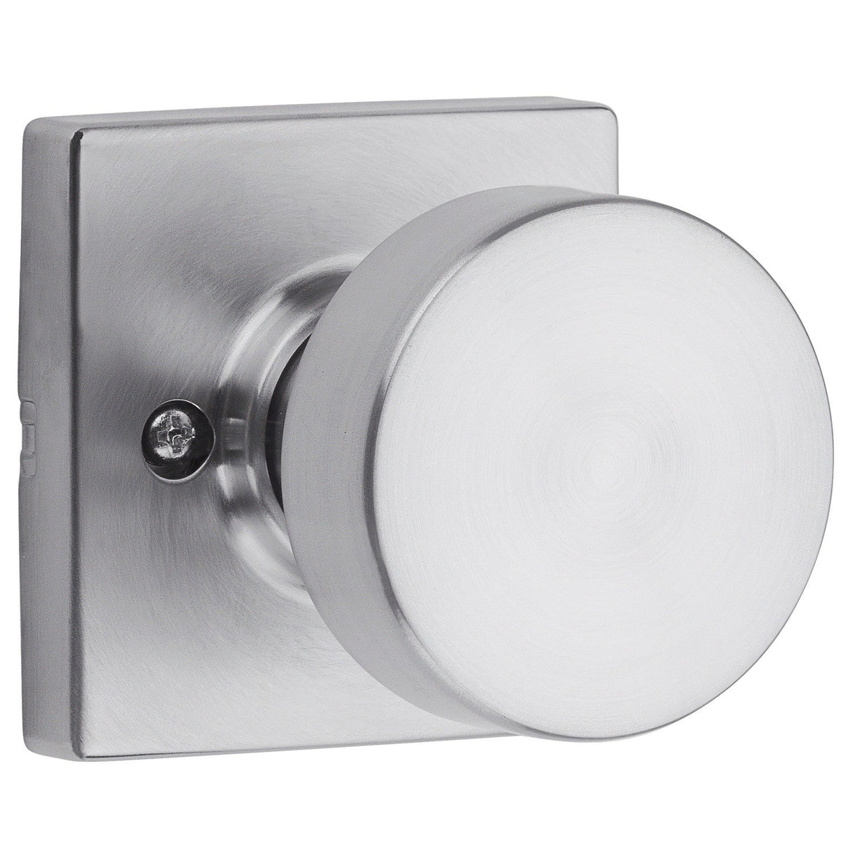 Kwikset 788PSKSQT-26D Pismo Half Dummy Door Lever with Square Rose Satin Chrome
