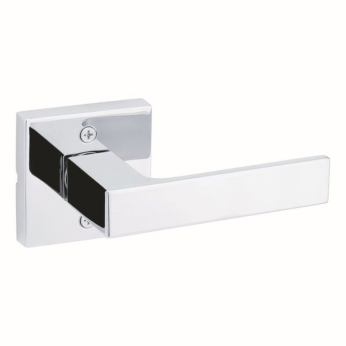 Kwikset 788SALSQT-26 Singapore Half Dummy Door Lever with Square Rose Bright Chrome