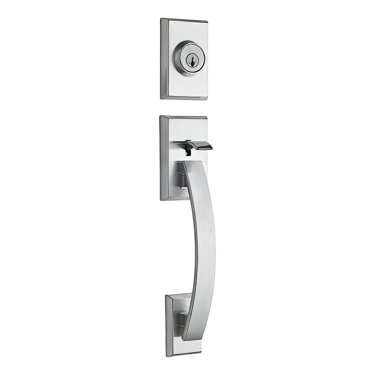 Kwikset 802TVHLIP-26D Tavaris Dummy Handleset Satin Chrome