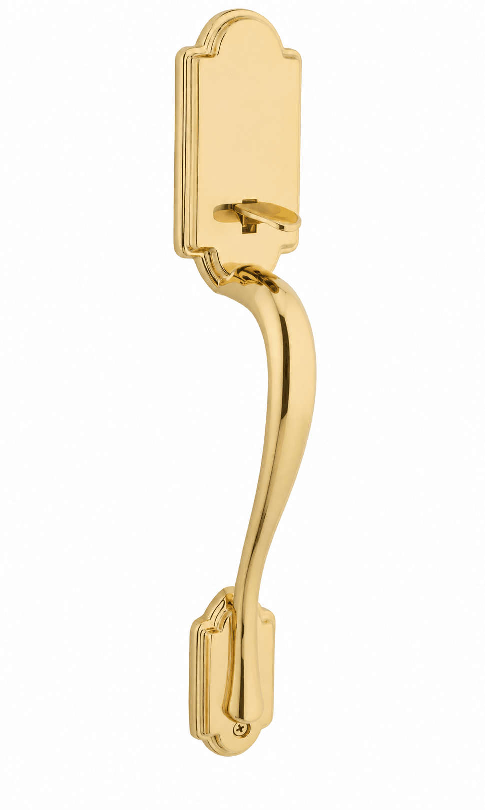 Kwikset 814AN-L03 Arlington Handle Only; No Deadbolt with RCAL Latch and RCS Strike Lifetime Brass