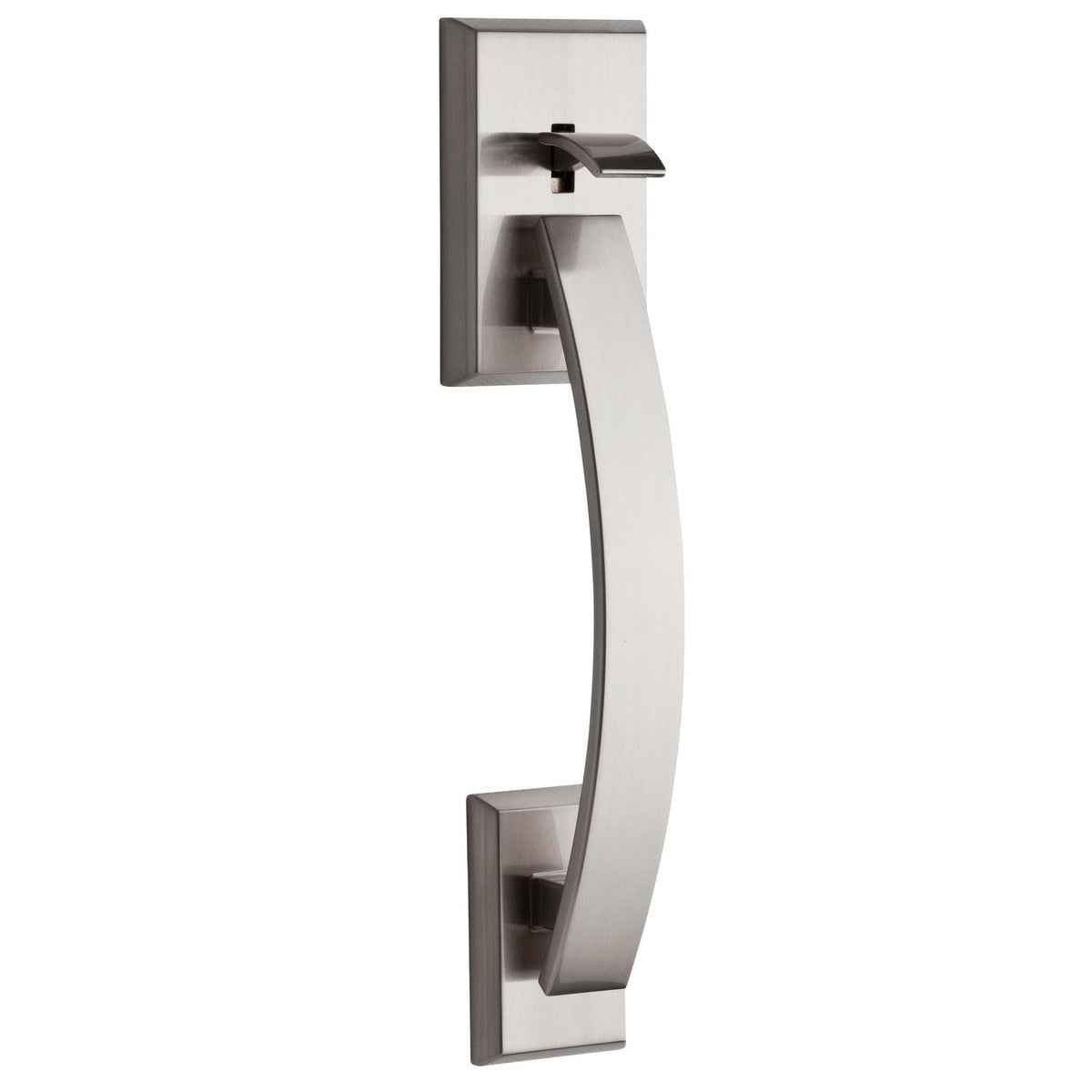 Kwikset 814TVH-15 Tavaris Handle Only; No Deadbolt with 6AL Latch and RCS Strike Satin Nickel