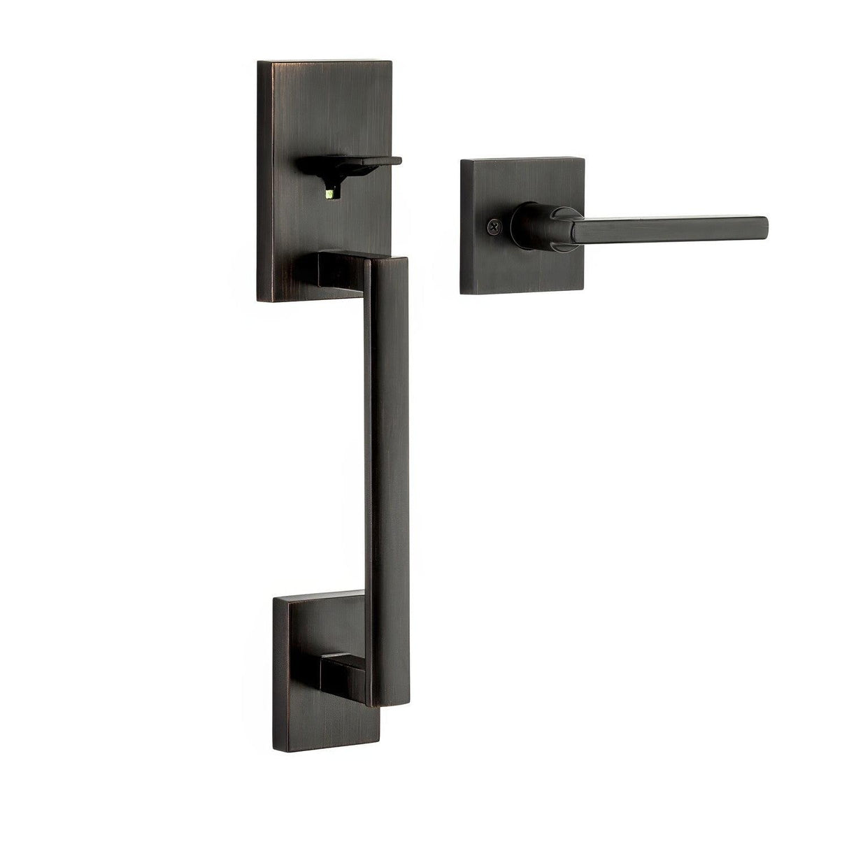Kwikset 815SCEXHFLSQT-11P San Clemente Lower Handleset with Interior Halifax Lever Venetian Bronze