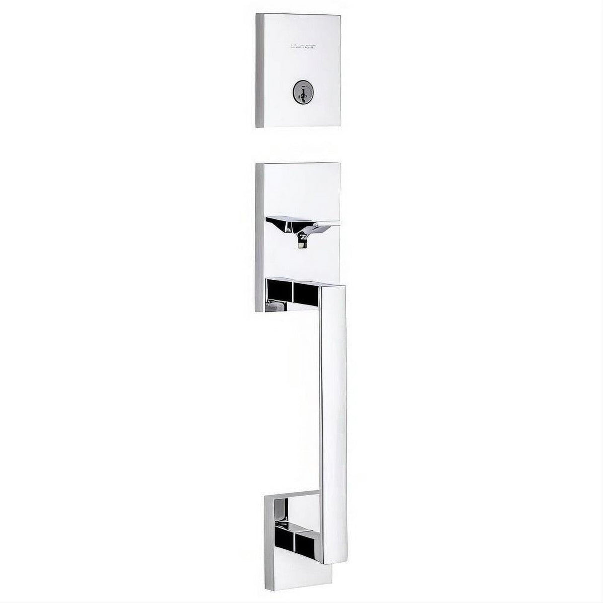 Kwikset 818SCELIP-26S.STRKP Single Cylinder San Clemente Exterior Handleset with SmartKey Bright Chrome