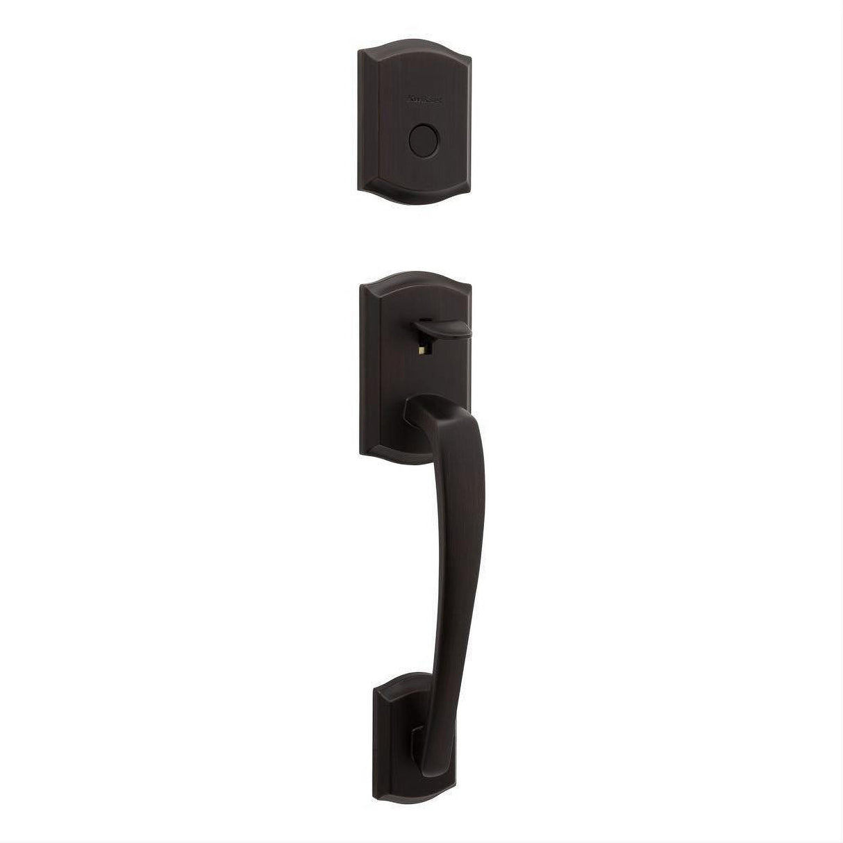 Kwikset 819PTHLIP-11P Dummy Prescott Exterior Handleset Trim Venetian Bronze
