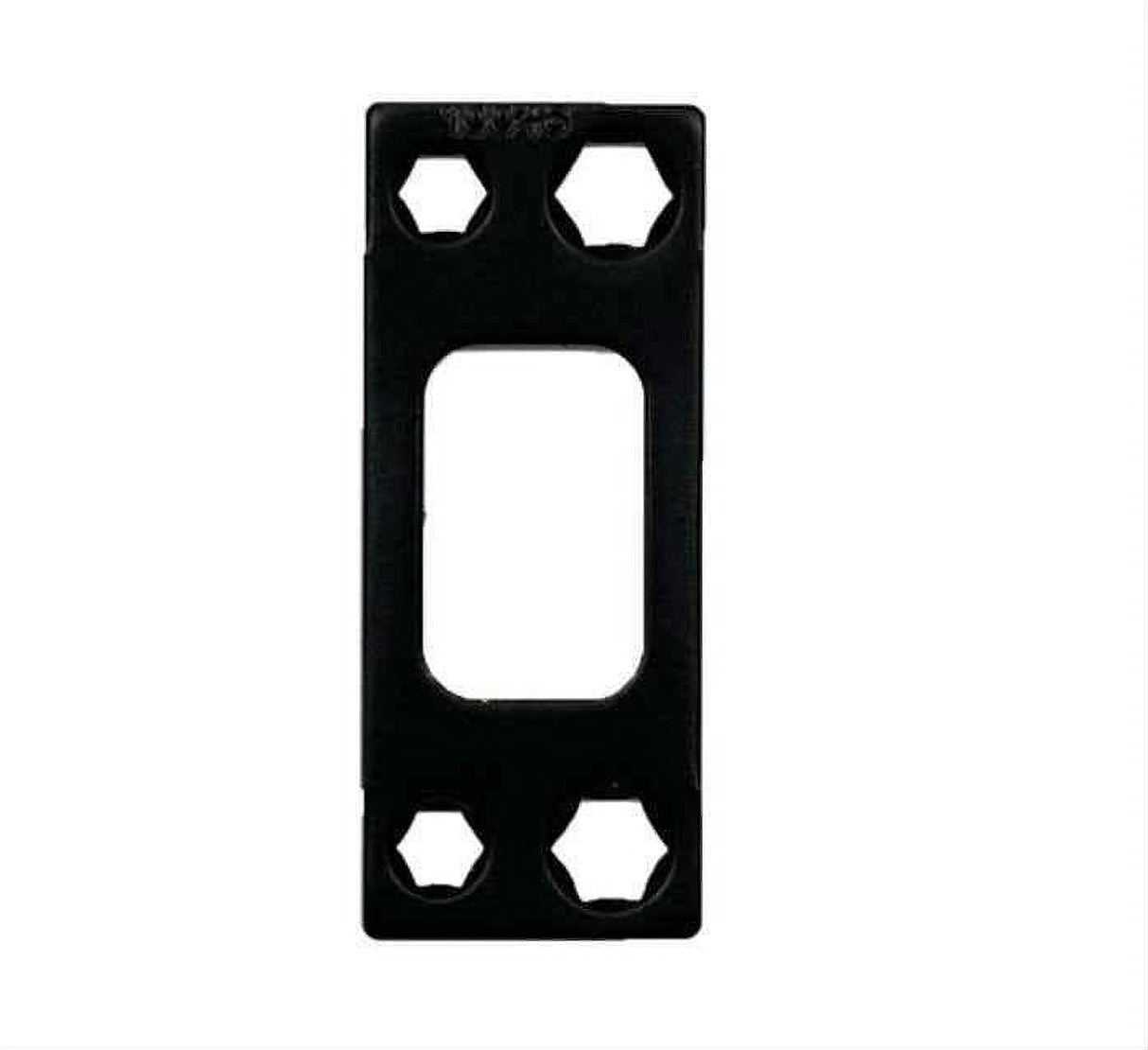 Kwikset 820049-007 Square Corner Deadbolt Strike US11P Venetian Bronze and 514 Matte Black Venetian Bronze / Matte Black