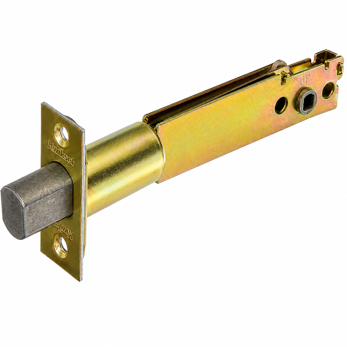 Kwikset 82730-001 5" Square Deadbolt Latch Bright Brass