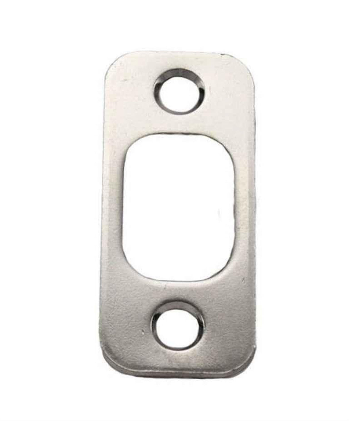 Kwikset 85063-013 1" x 2-1/4" Radius Corner Deadbolt Strike for US26 Bright Chrome and US26D Satin Chrome Bright Chrome / Satin Chrome