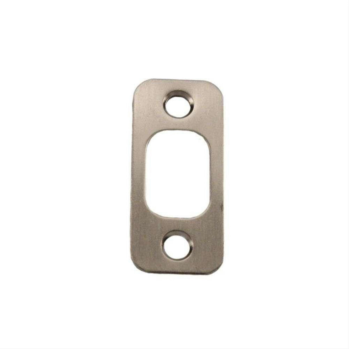 Kwikset 85063-015-0 1" x 2-1/4" Radius Corner Deadbolt Strike Satin Brass