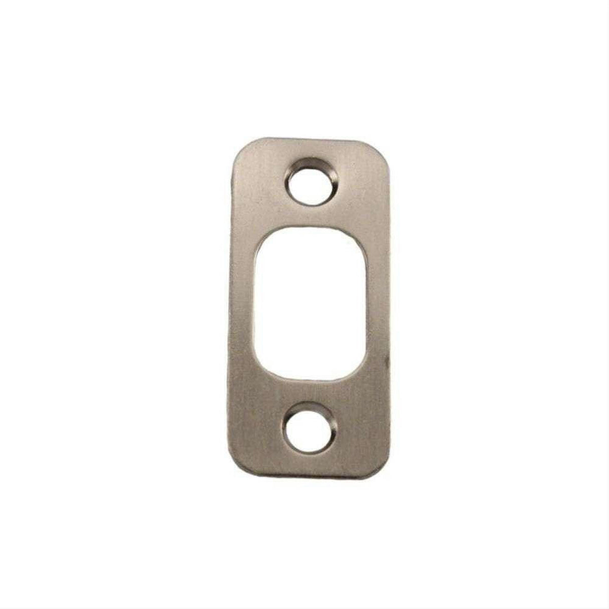 Kwikset 85063-015 1" x 2-1/4" Radius Corner Deadbolt Strike Satin Brass