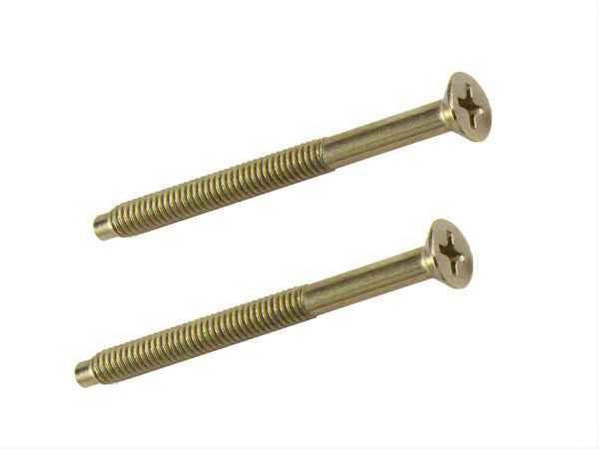Kwikset 89933-004 Signature Lever Thick Door Screw Pack - Satin Brass