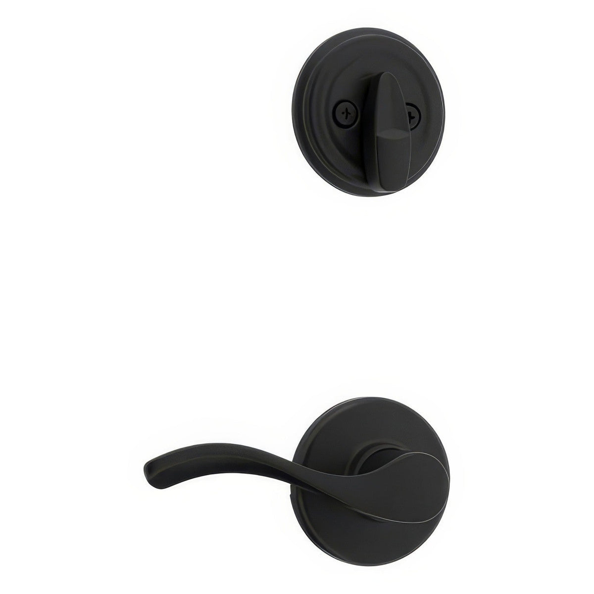 Kwikset 966BLRH-514.UNIV Right Handed Balboa Trim Pack Lever Matte Black