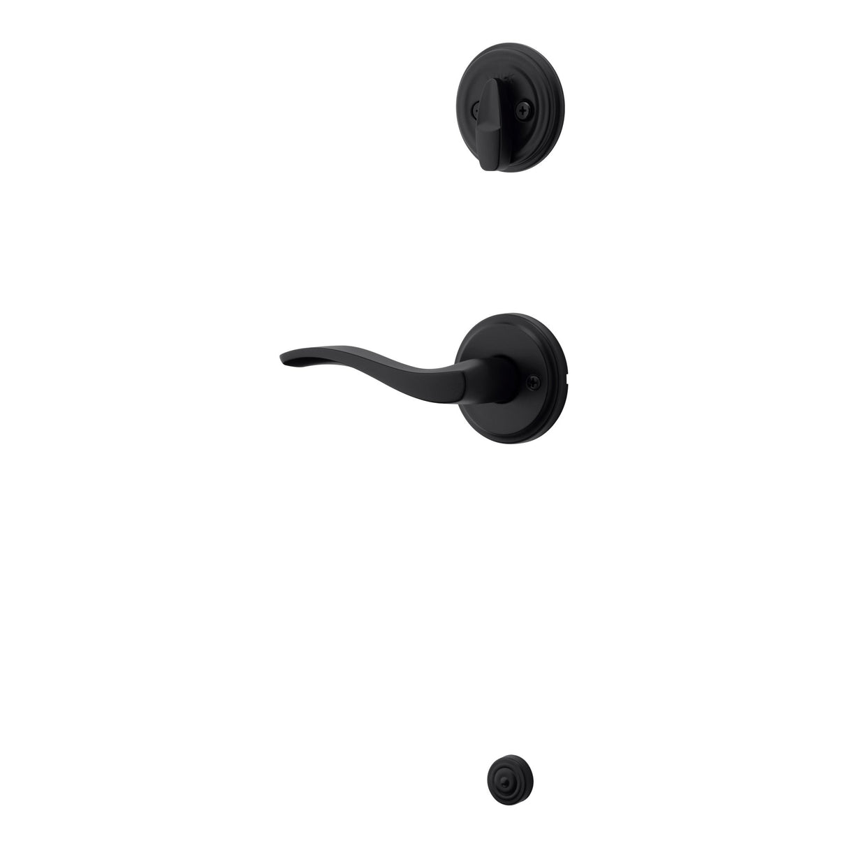 Kwikset 966SELLH-514.UNIV Left Hand Sedona Handleset Trim Matte Black