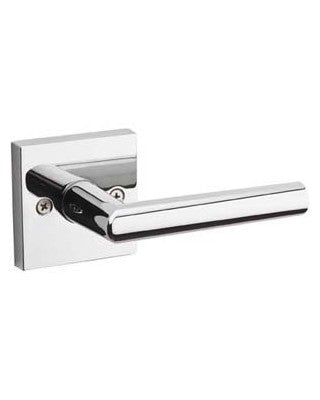 Kwikset 967MILSQT-26SV1 Milan Double Cylinder Interior Pack with Square Rosette Polished Chrome