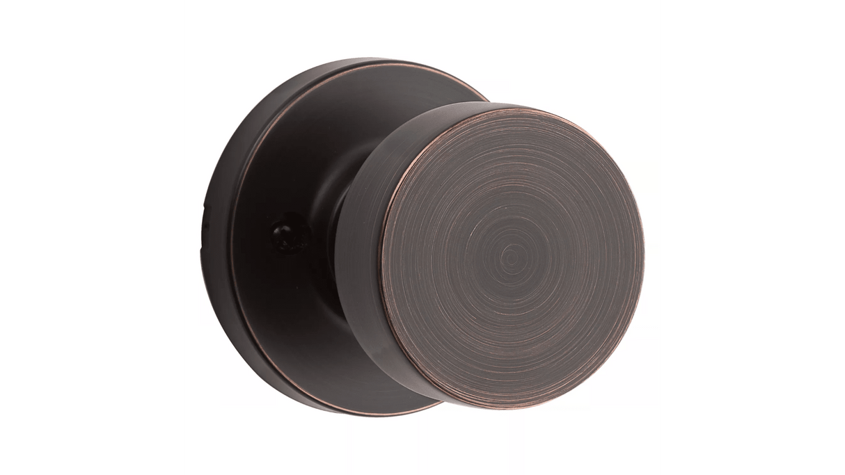 Kwikset 968PSKRDT-11P Pismo Handleset Trim with Round Rose Venetian Bronze