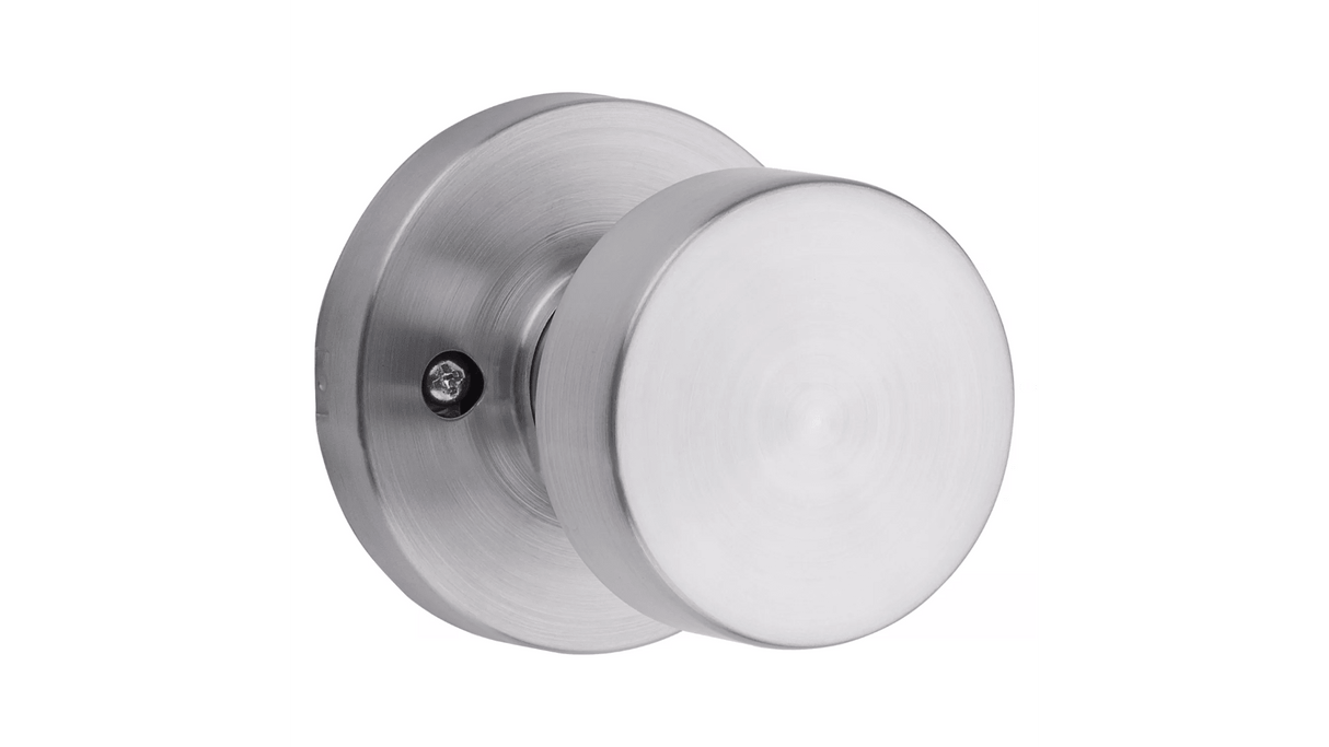 Kwikset 968PSKRDT-26D Pismo Handleset Trim with Round Rose Satin Chrome