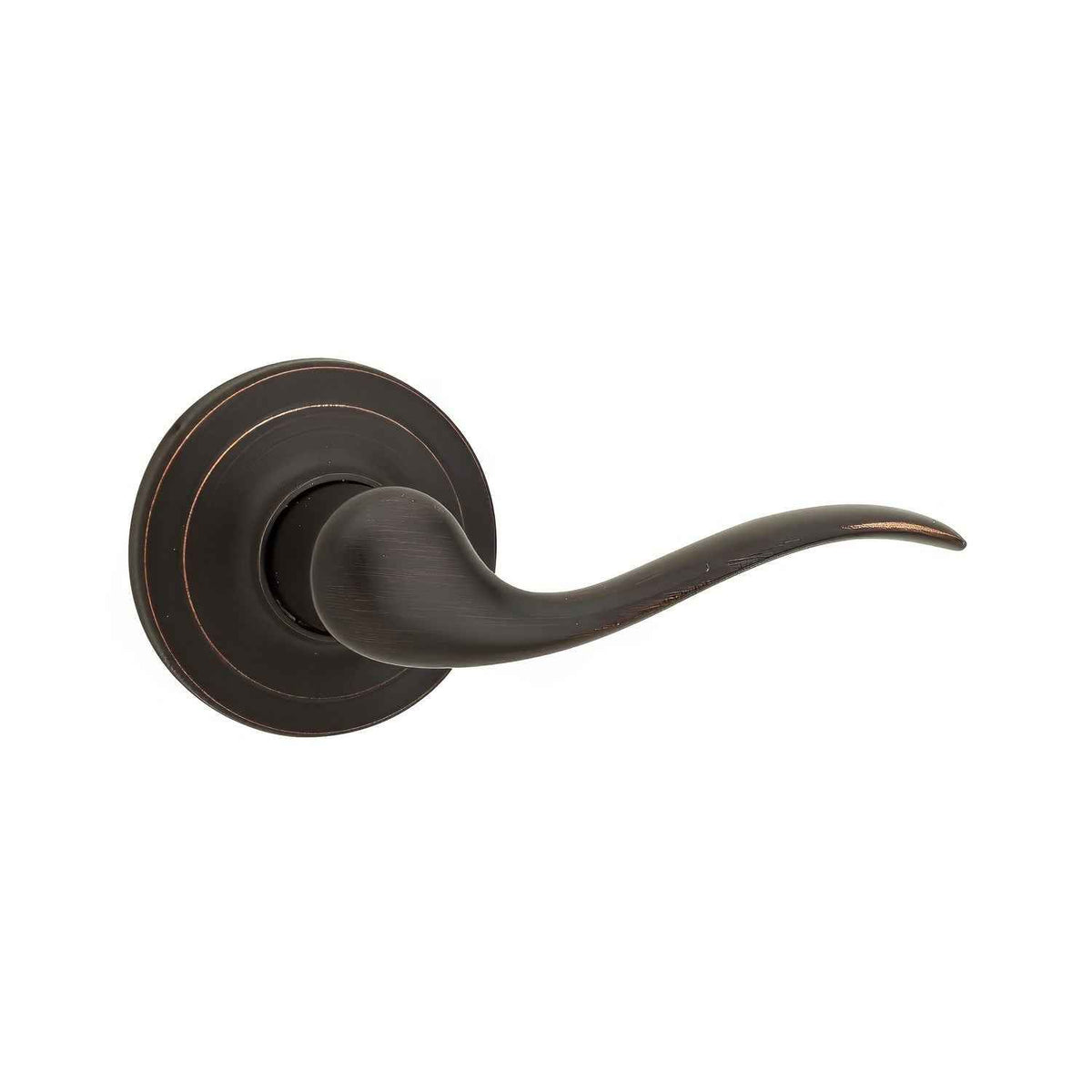 Kwikset 968TNLRH-11P Tustin Right Hand Dummy Lever Interior Trim Pack - Venetian Bronze