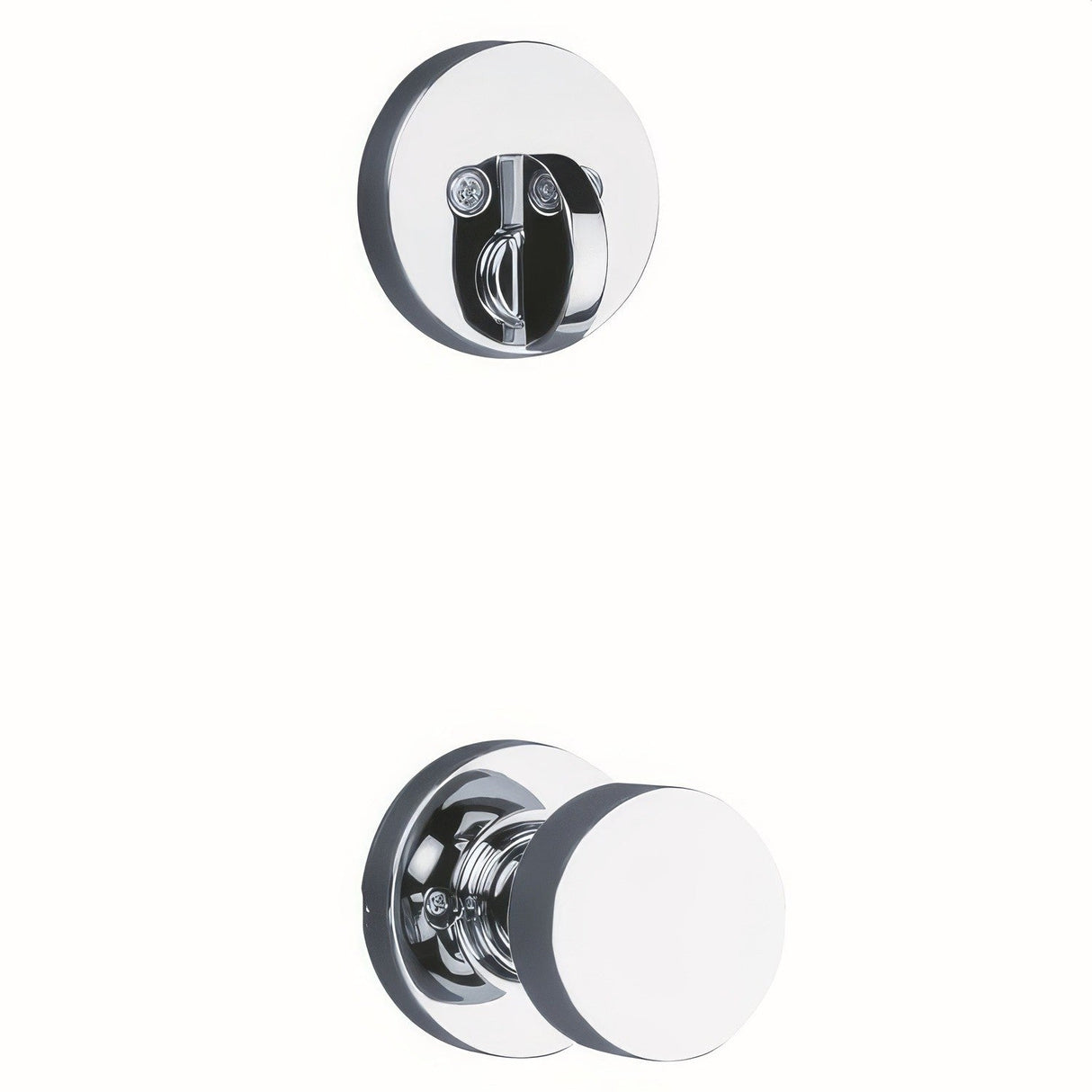Kwikset 971PSKRDT-26 Pismo Handleset Trim with Round Rose Bright Chrome