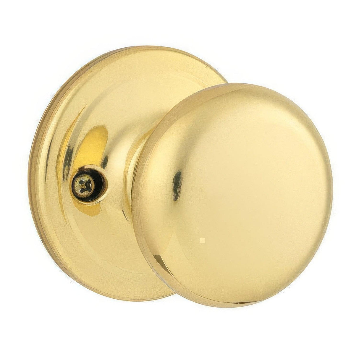 Kwikset CP788J-3 788J Juno Single Dummy Door Knob Bright Brass