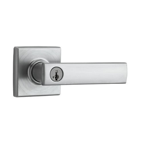 Kwikset 740VDL-26DS satin chrome keyed entry lever