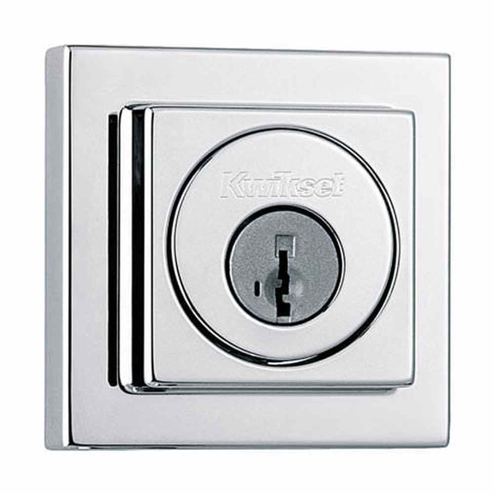 Kwikset 993SQT-15S satin nickel single cylinder deadbolt
