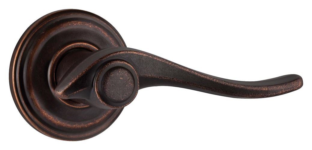 Kwikset 740AVL-15 satin nickel keyed entry lever