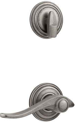 Kwikset 966AVLRH-514V1 iron black interior pack single cylinder