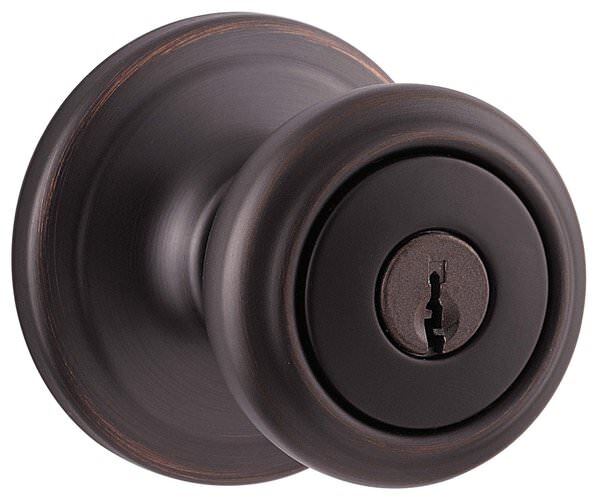 Kwikset 740CN-S keyed entry door knob
