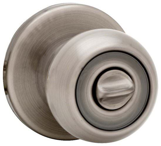 Kwikset 730C-15A antique nickel privacy door knob