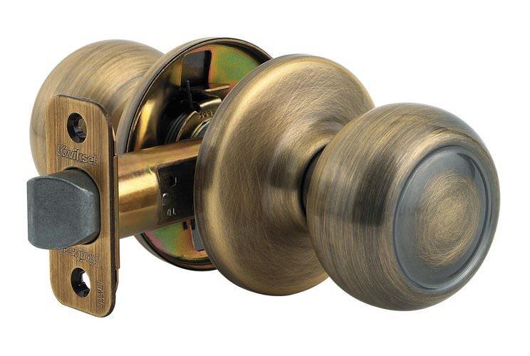 Kwikset 720C-15A antique nickel passage door knob