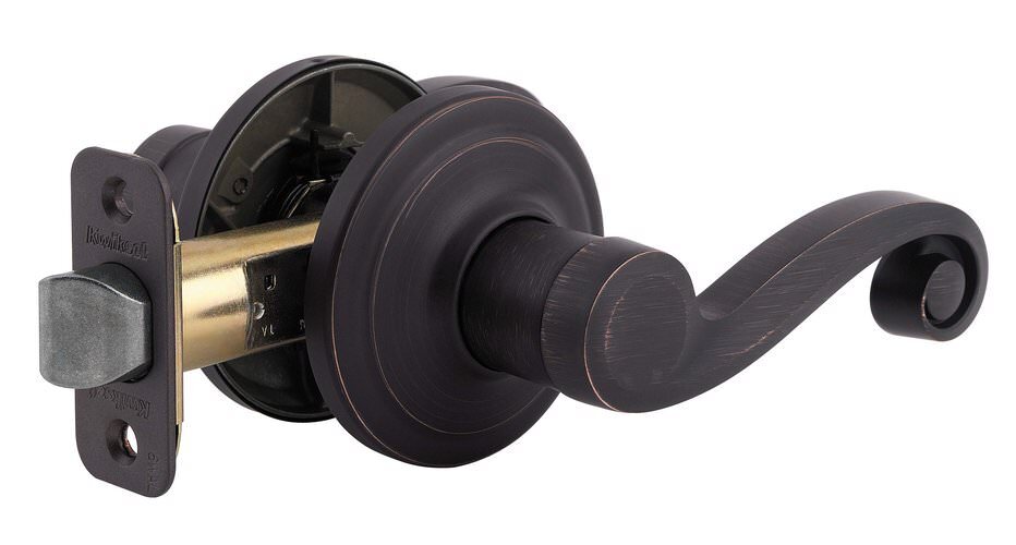 Kwikset 720LL-11PV1 venetian bronze passage door lever