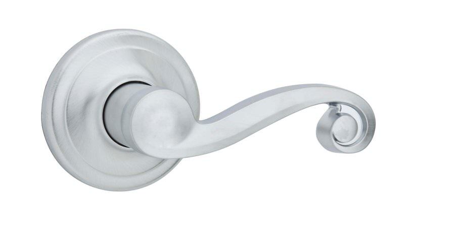 Kwikset 720LL-26DV1 satin chrome passage door lever