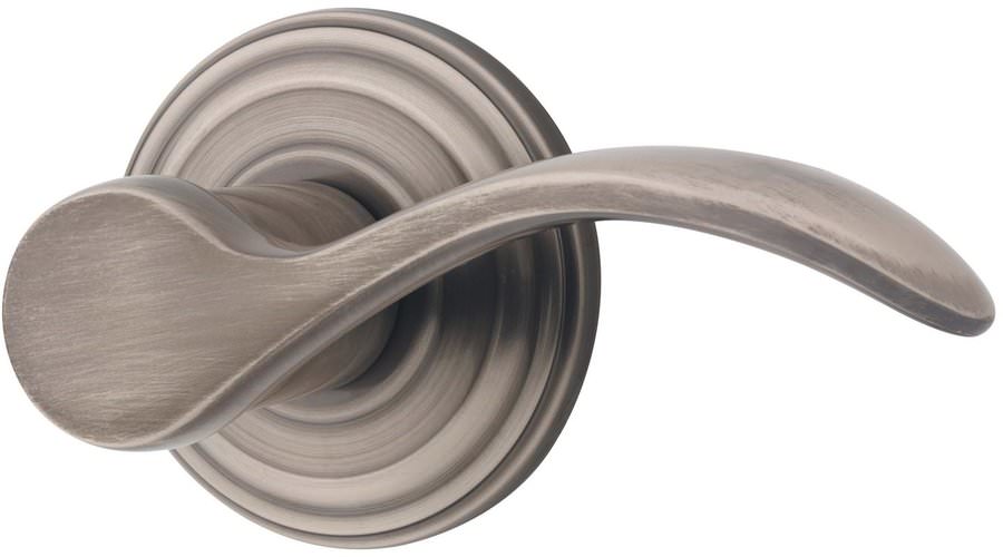 Kwikset 967PMLLH-15ASV1 967PML-LH-S Pembroke Left Hand Double Cylinder Trim Pack Antique Nickel