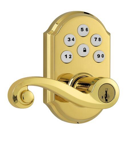 Kwikset 911LL-S fake finish does not exist keyless entry door lever