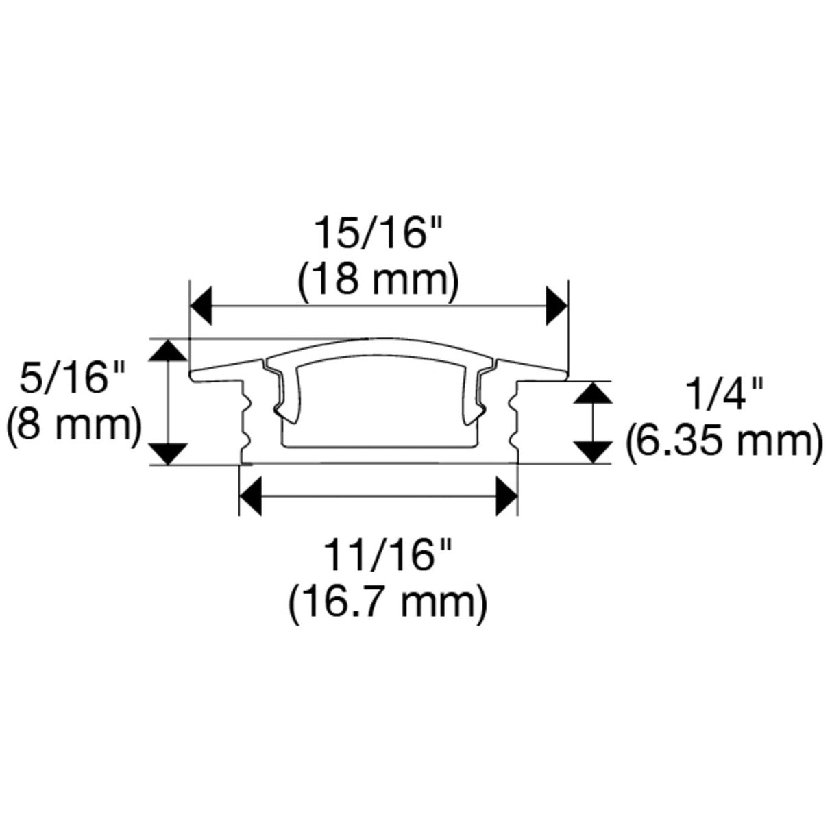 Task Lighting L-EC-002 end caps, additional view