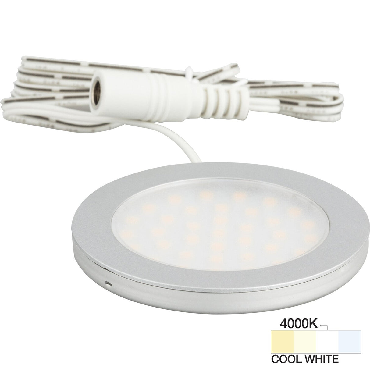 Task Lighting L-UT-FR-3SN-40 Ultra Thin Puck Light