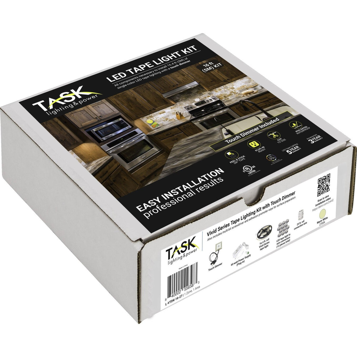Task Lighting L-VTDK-16-27 tape light kit
