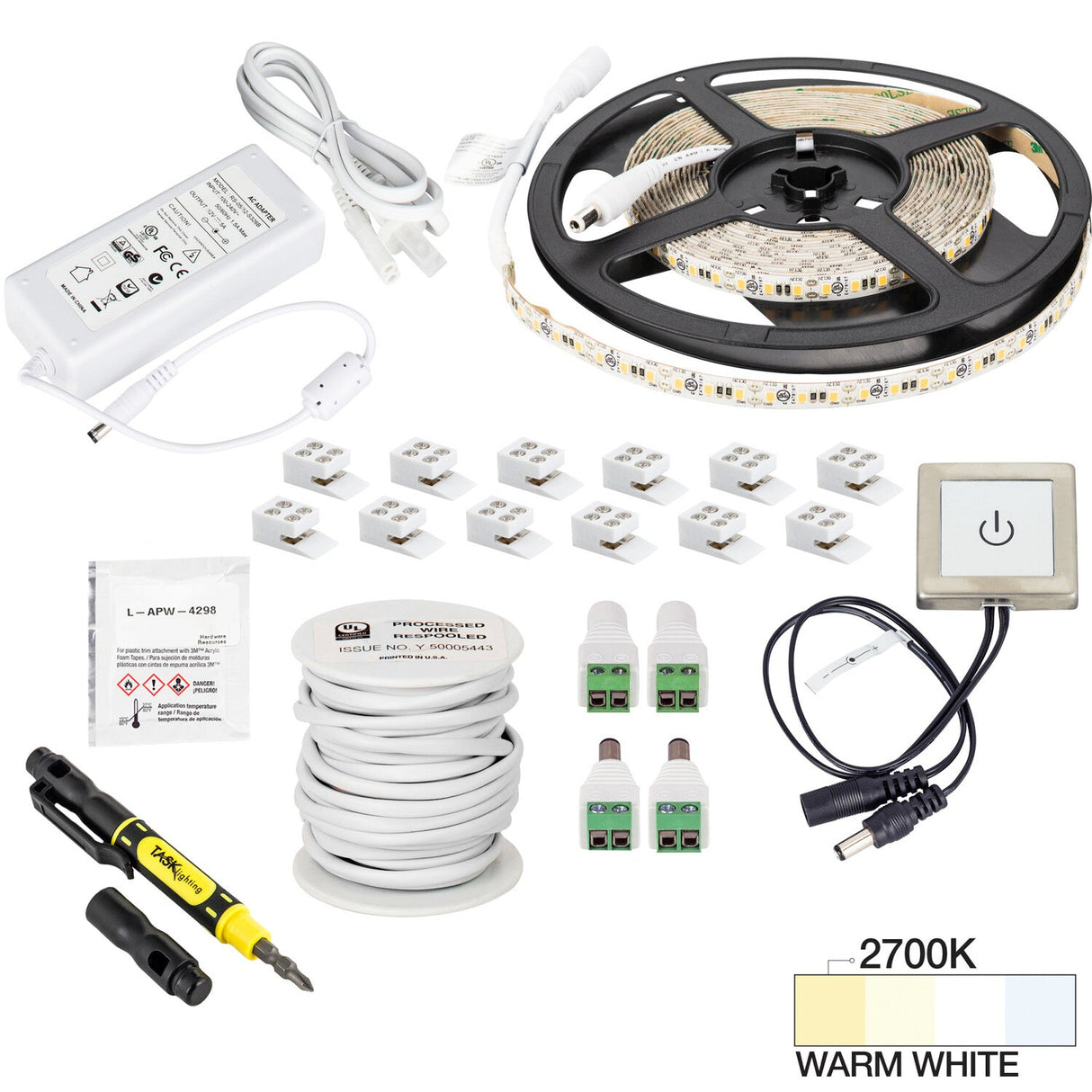Task Lighting L-VTDK-16-27 tape light kit