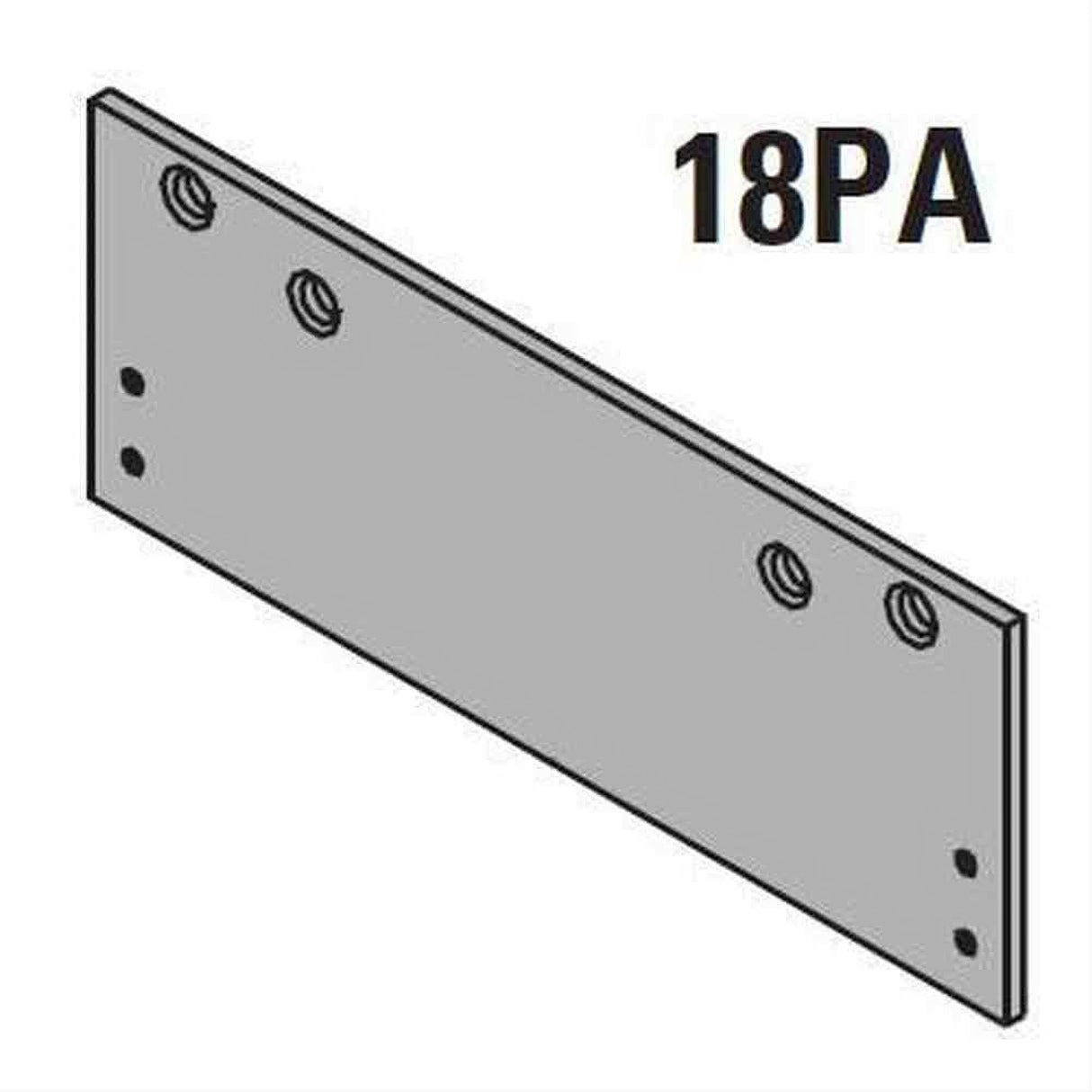 LCN 126018PABRASS 1260-18PA Drop Plate for Parallel Arm Mount Door Closers Satin Bronze Painted