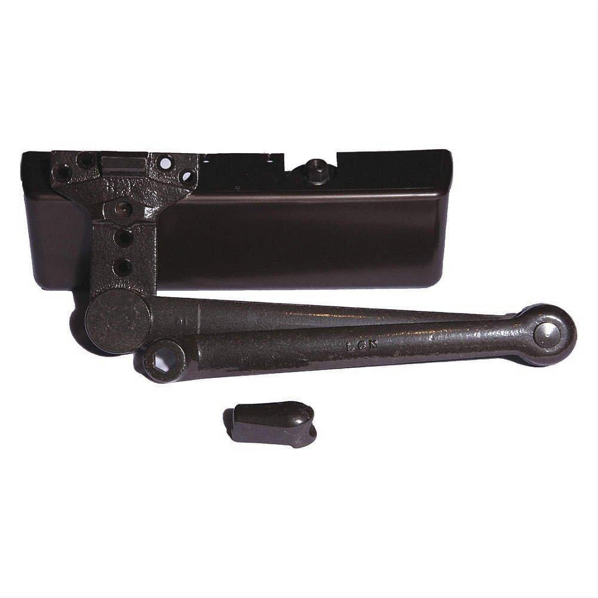 LCN 4040XPSCUSHDKBRZ Parallel Arm Super Smoothee Heavy Duty Adjustable Surface Mounted Spring Cush Door Closer with Thru Bolts 695 Dark Bronze