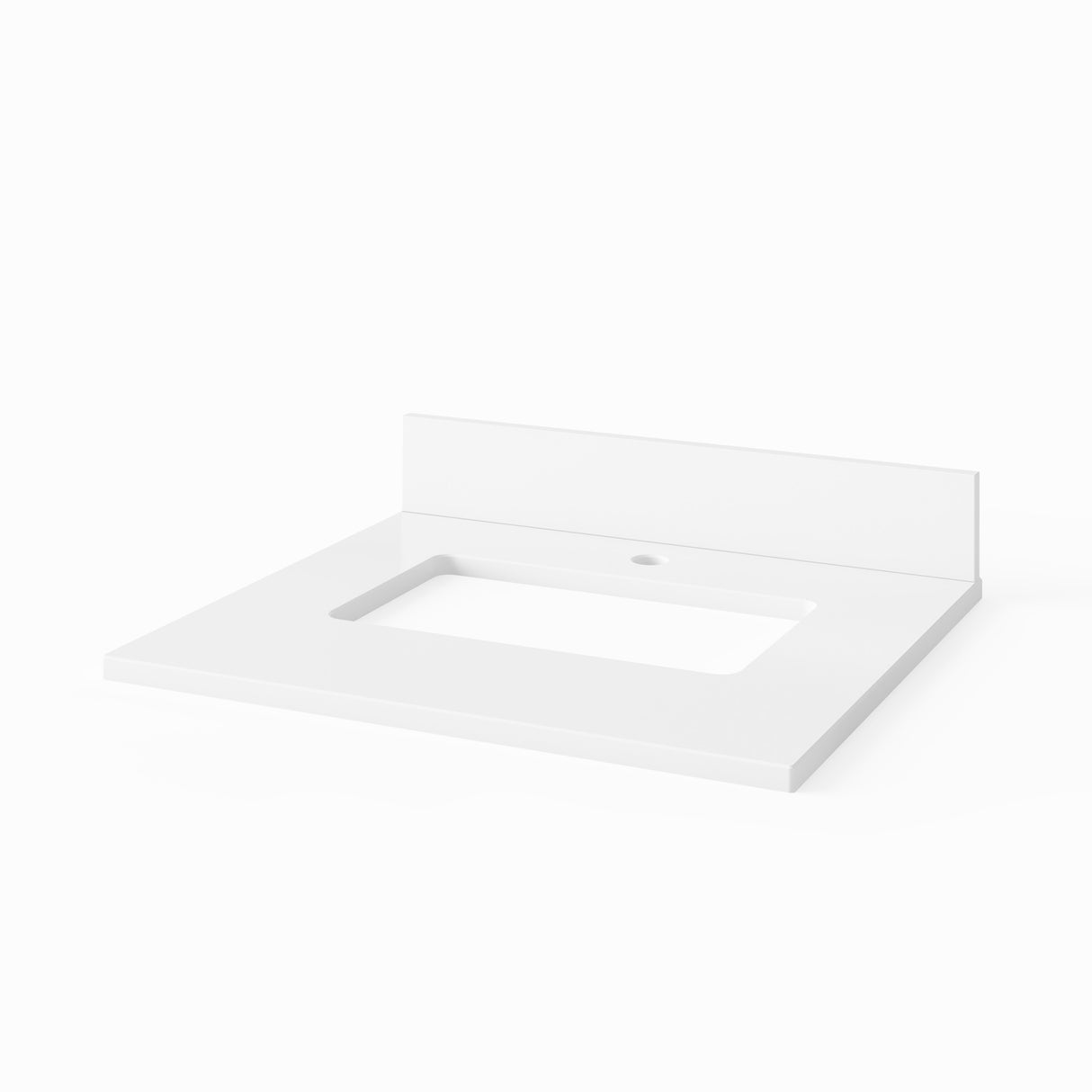 Jeffrey Alexander Dashwood White Single Sink Bathroom Vanity with White Quartz Top - Single-Hole Faucet Top - VKITDAS24WHWQR1 product image 4