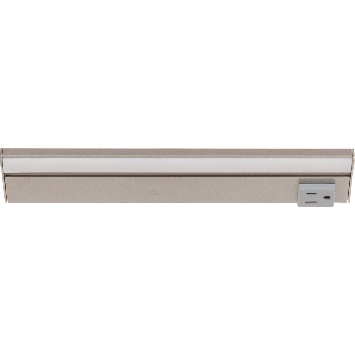 Task Lighting LP10HR3NDGSN27 10-1/2" Satin Nickel Lighted Power Strip