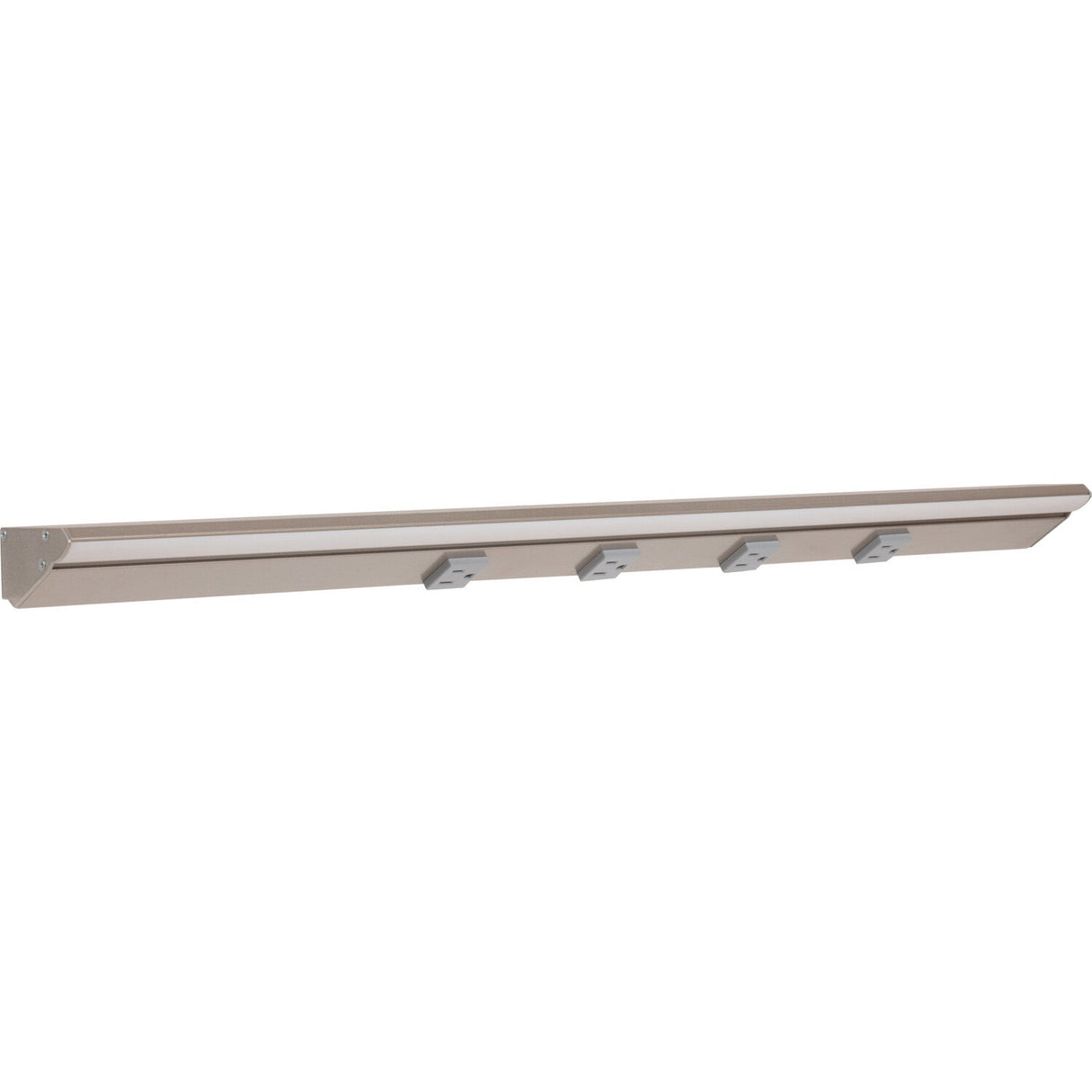 Task Lighting LP30HR15NDGSN30 satin nickel lighted power strip