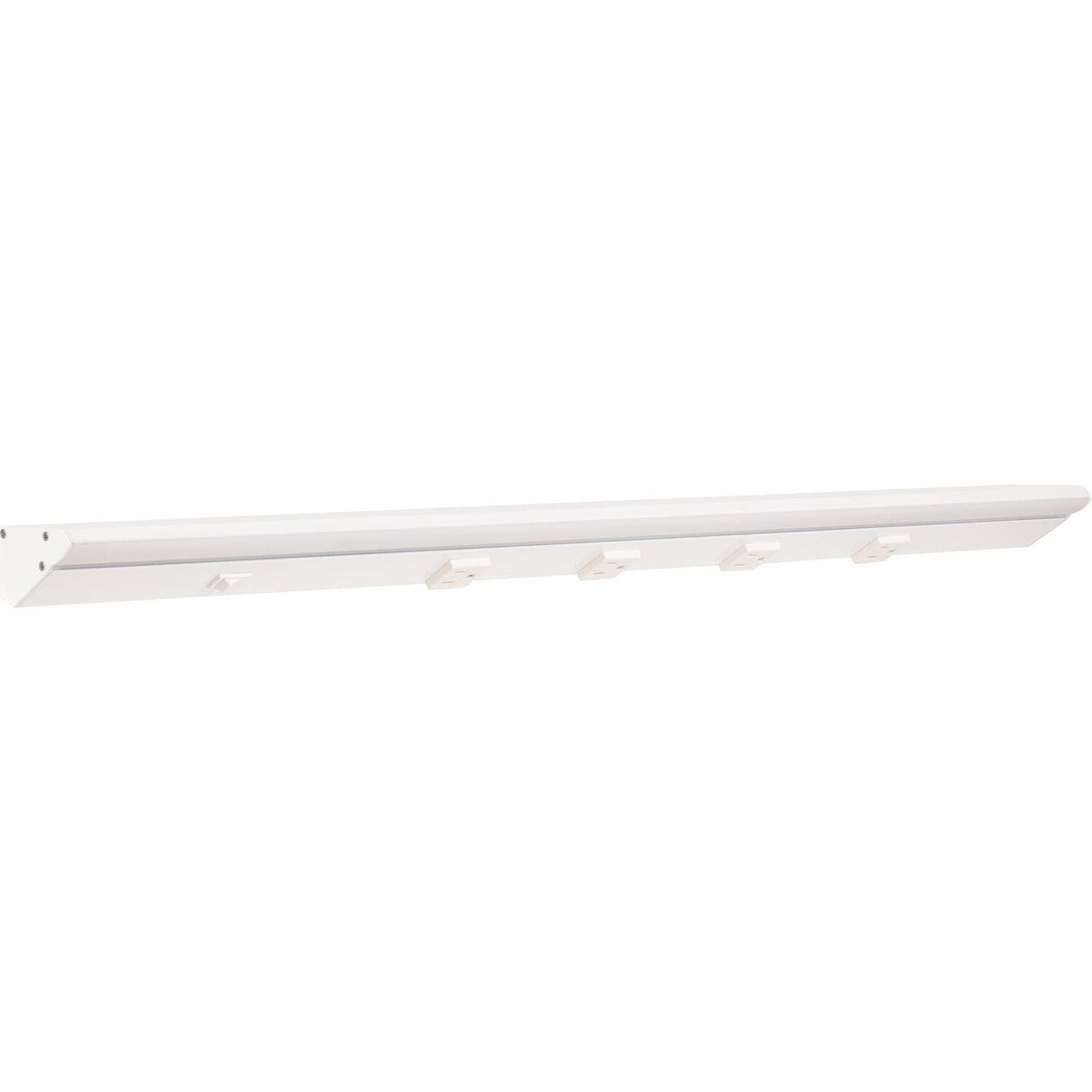 Task Lighting LP30QD10NDWWT40 30-1/2" 120V White Lighted Power Strip