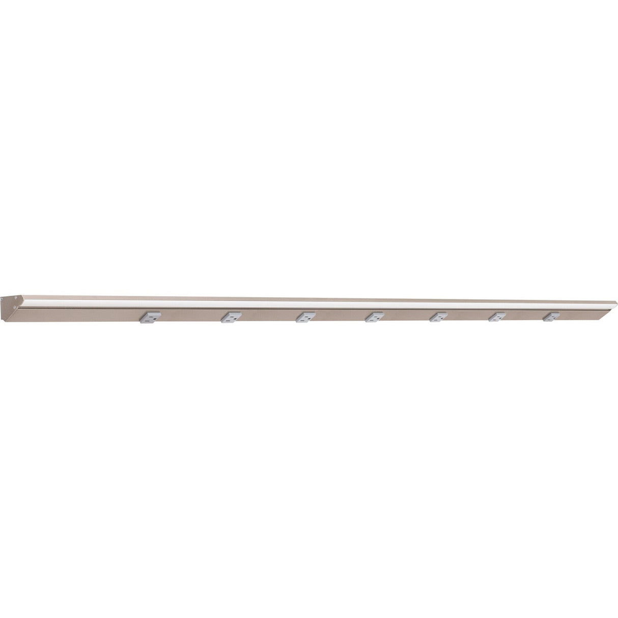 Task Lighting LP60HR30NDGSN40 satin nickel lighted power strip