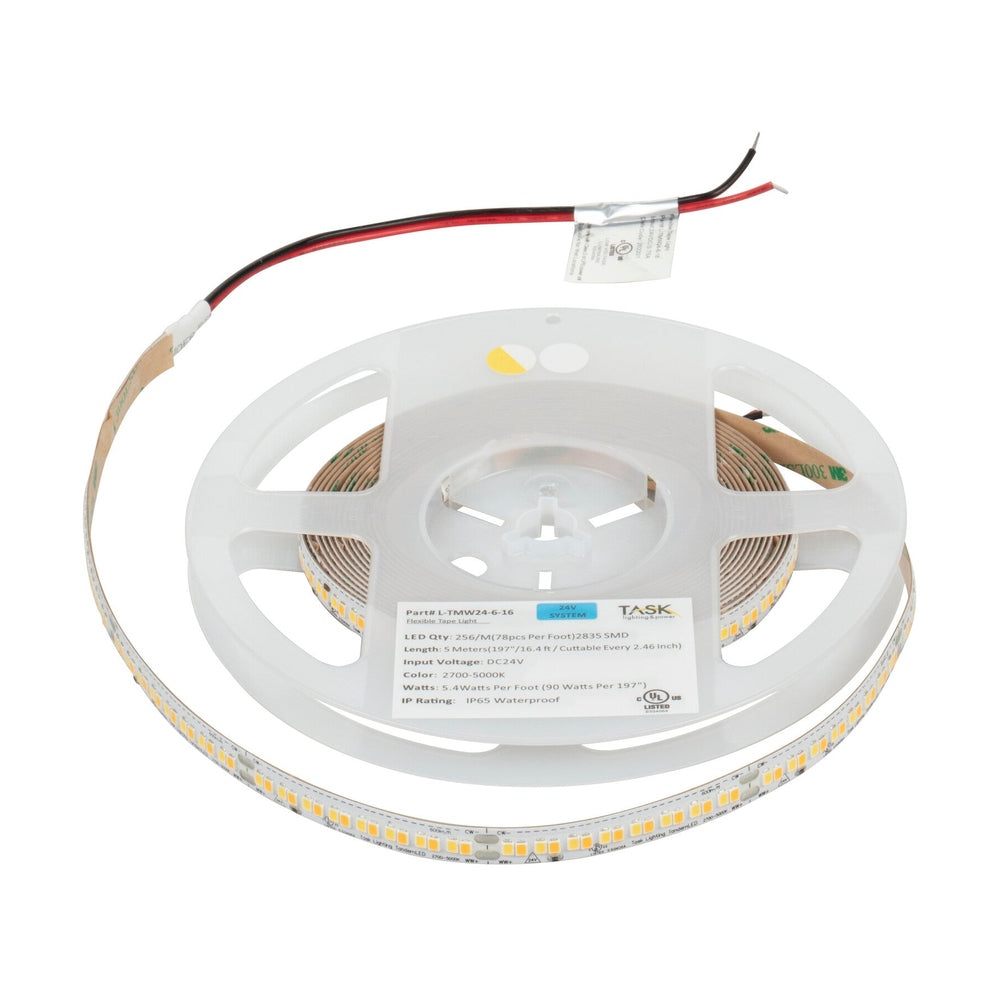 Task Lighting LT600W24V016-TW higher output led tape light