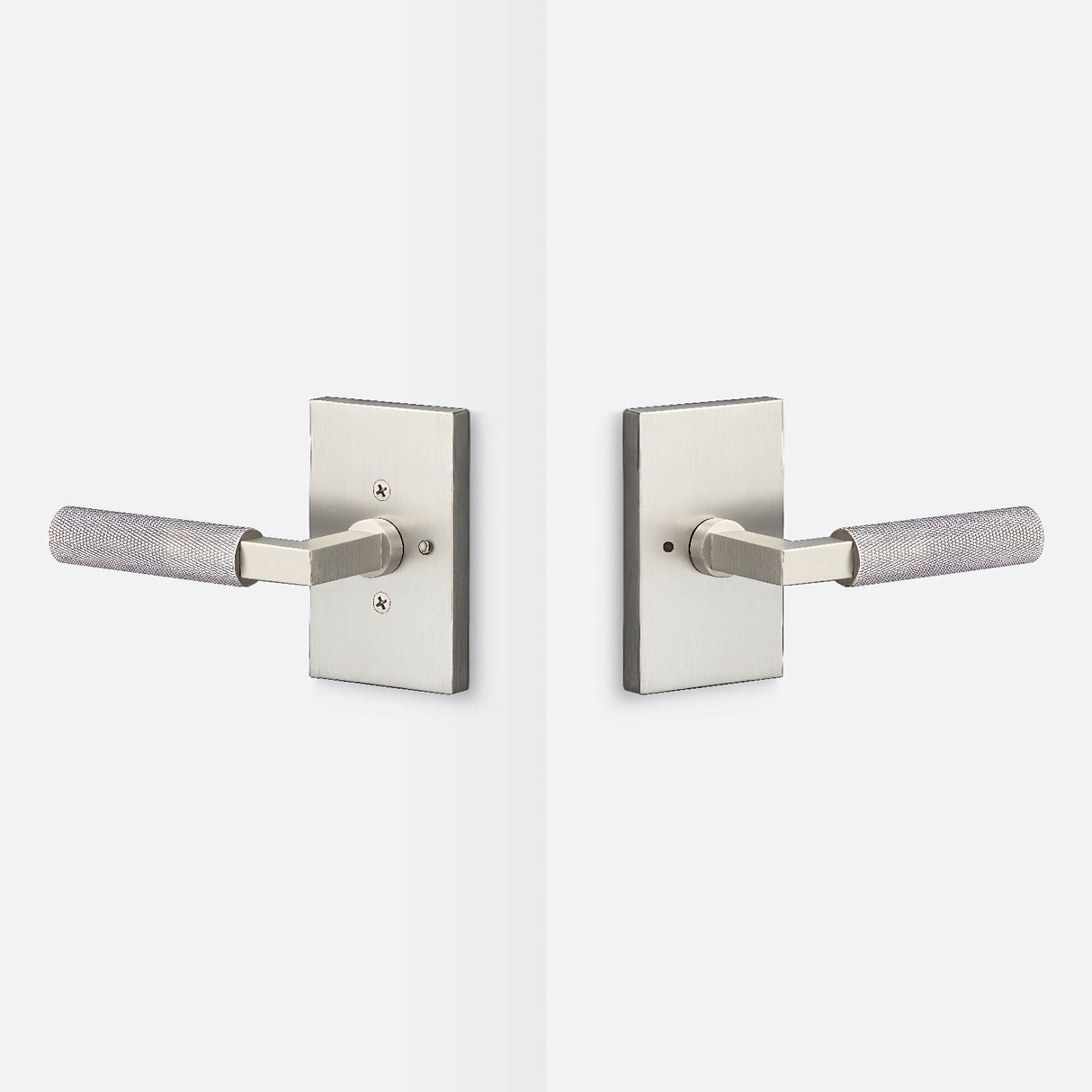 Sure-Loc LV102 15 GRIP-KN 15 satin nickel privacy door lever